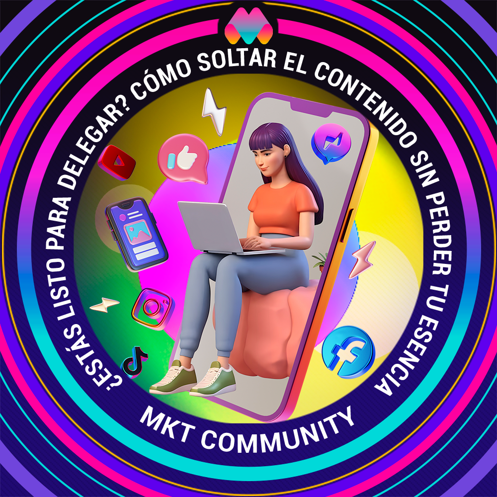 Friday Marketero EP. 31 - ¿Estás listo para delegar? Cómo soltar el contenido sin perder tu esencia POAP image