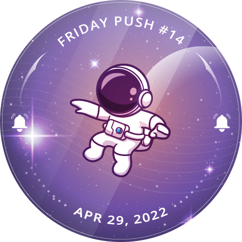 Friday PUSH #14 Twitter Spaces POAP image