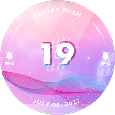Friday PUSH #19 Twitter Spaces - 2022 POAP image