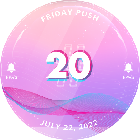 Friday PUSH #20 Twitter Spaces - 2022 POAP image