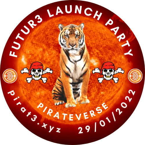 FUTUR3 Launch Party - PIRATEVERSE POAP image