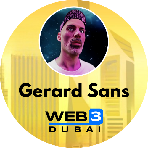 Gerard Sans at Web3 Dubai POAP image