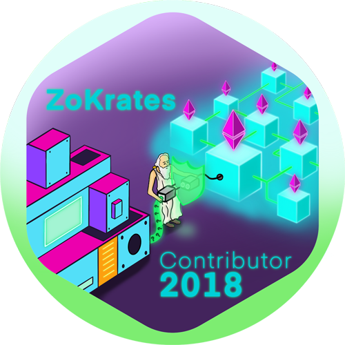GitPOAP: 2018 ZoKrates Contributor POAP image