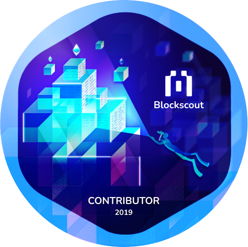 GitPOAP: 2019 BlockScout Contributor POAP image