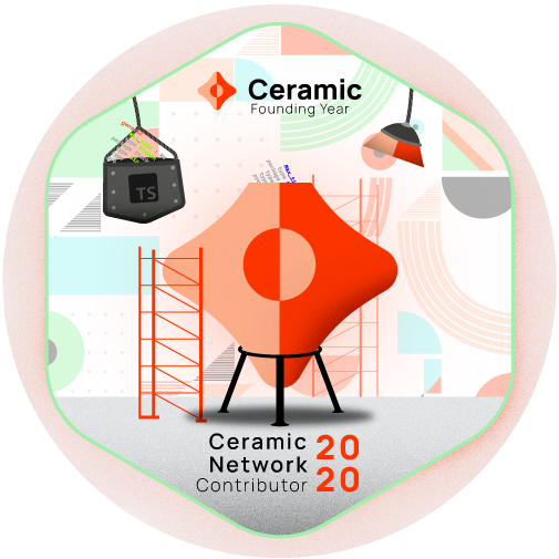 GitPOAP: 2020 Ceramic Protocol Contributor POAP image