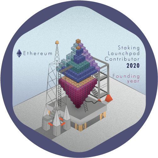 GitPOAP: 2020 Ethereum Staking Launchpad Contributor POAP image