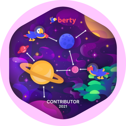 GitPOAP: 2021 Berty Contributor POAP image