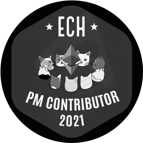 GitPOAP: 2021 Ethereum Cat Herders PM Contributor POAP image