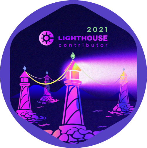 GitPOAP: 2021 Lighthouse Contributor POAP image
