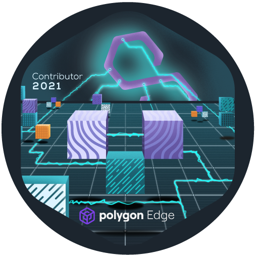 GitPOAP: 2021 Polygon Edge Contributor POAP image