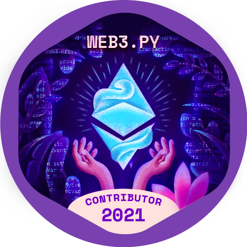GitPOAP: 2021 Web3.py Contributor POAP image