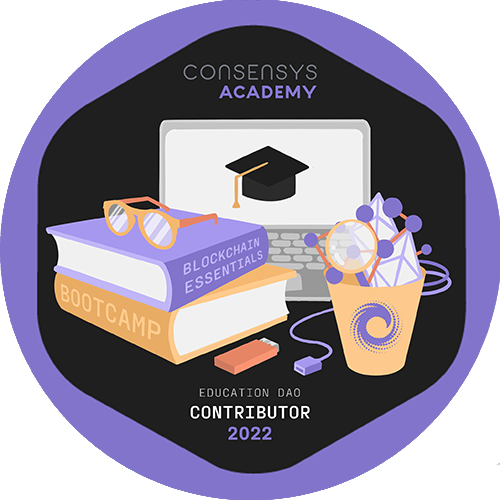 GitPOAP: 2022 ConsenSys Academy Education DAO Contributor drop image