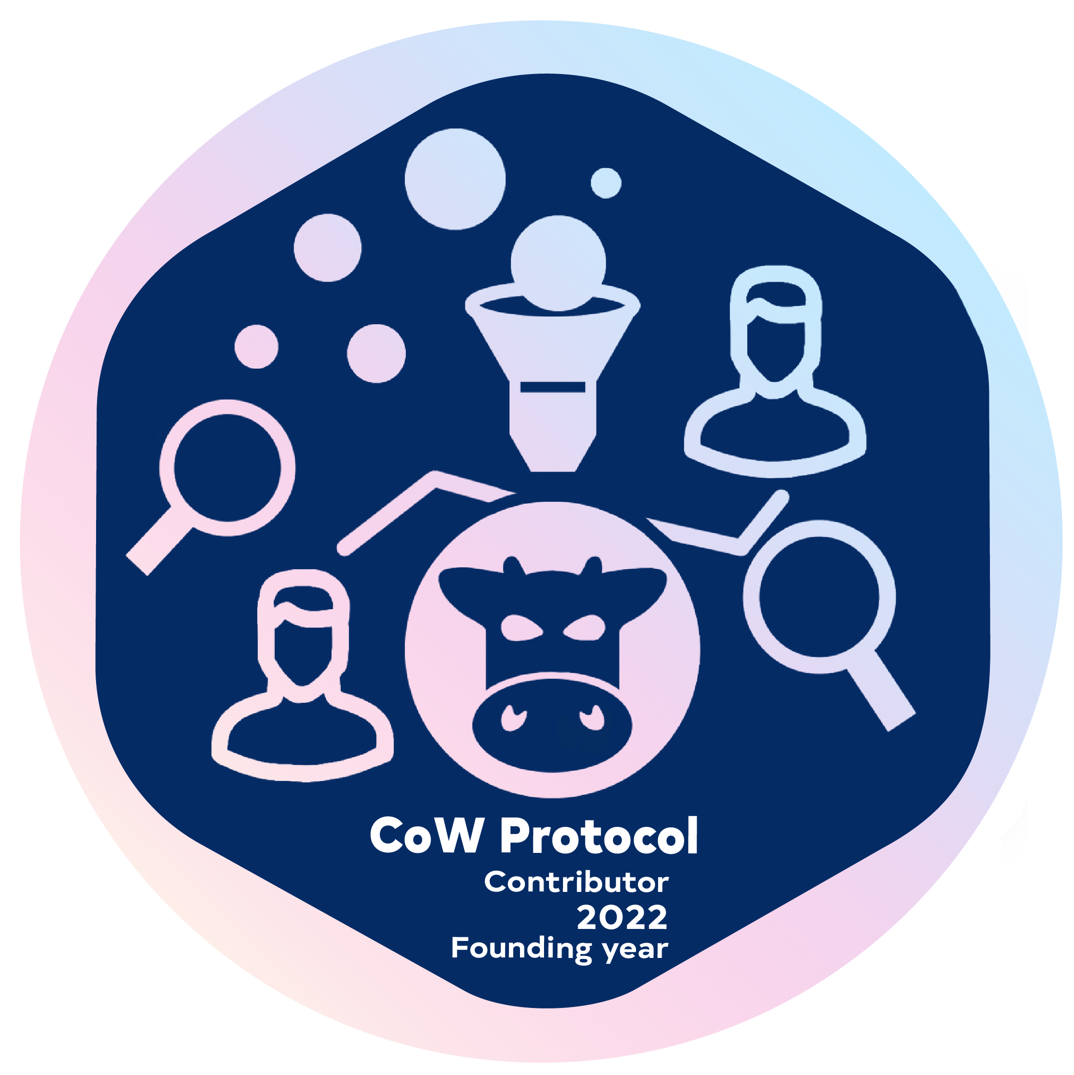 GitPOAP: 2022 CoW Protocol Contributor POAP image