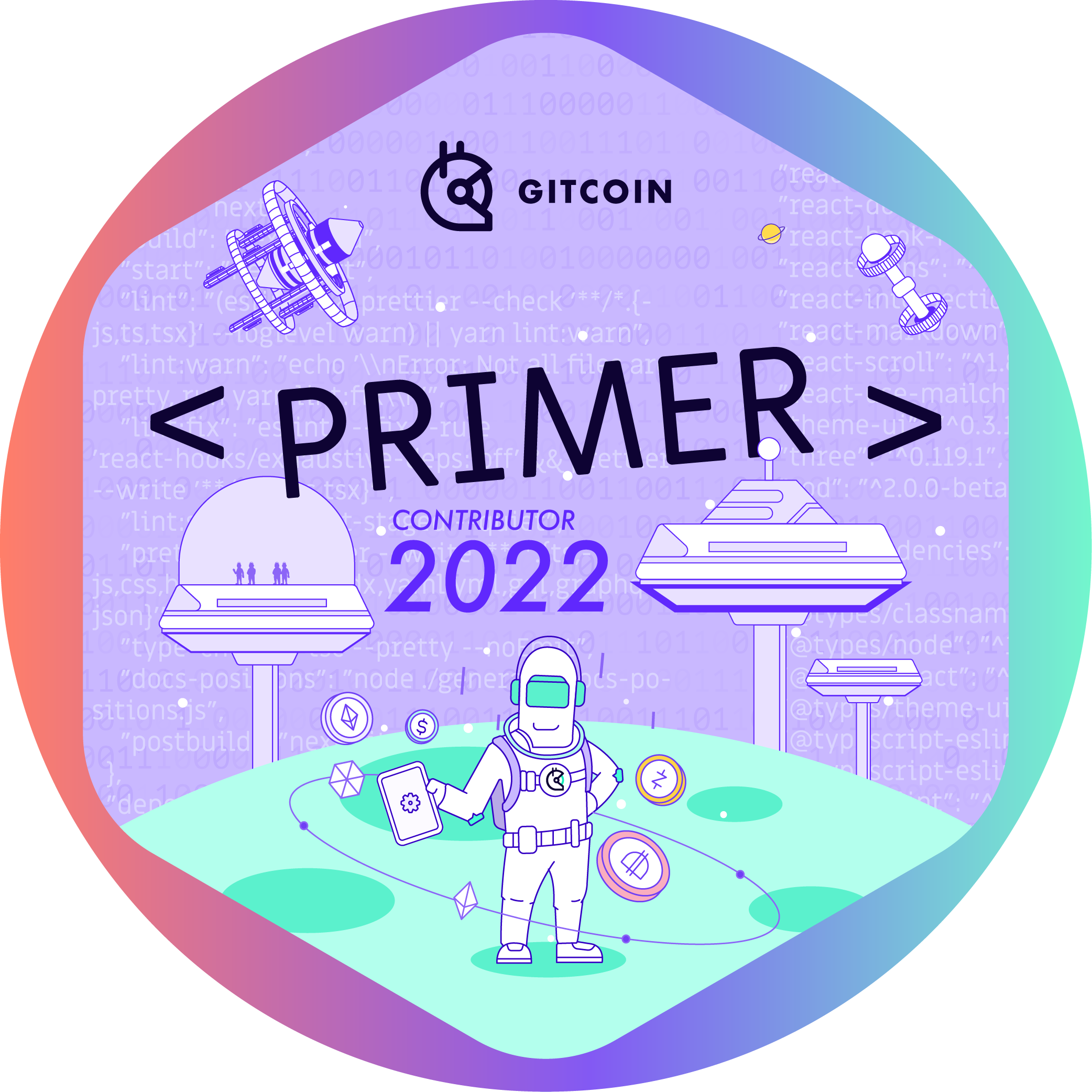 GitPOAP: 2022 Gitcoin Primer Contributor POAP image
