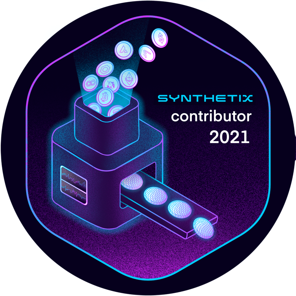 GitPOAP: 2021 Synthetix Contributor POAP image