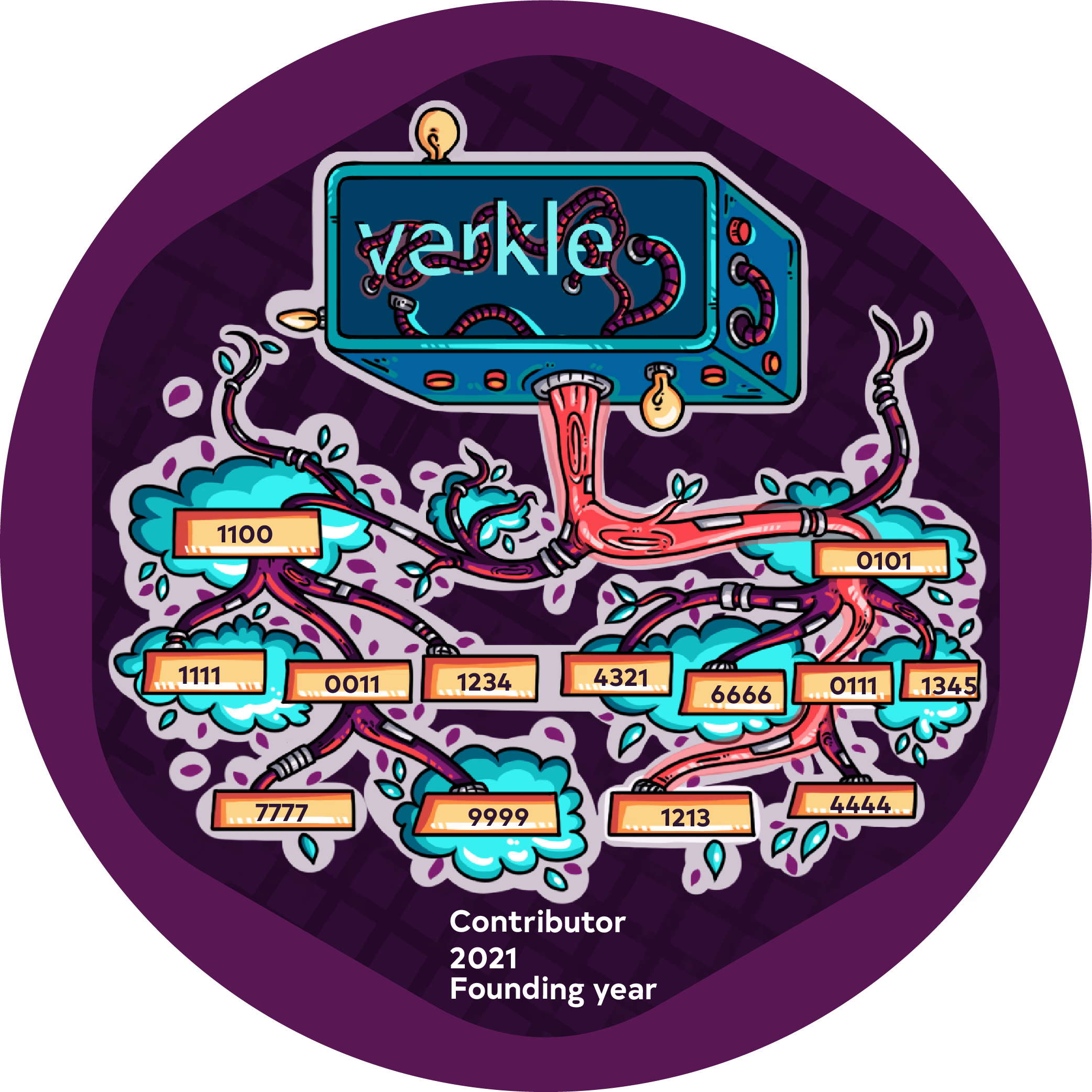 GitPOAP: 2021 Verkle Testnet Contributor POAP image