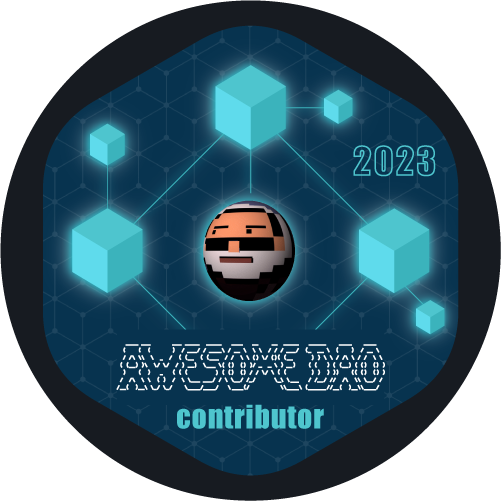 GitPOAP: 2023 Awesome DAOs Contributor POAP image