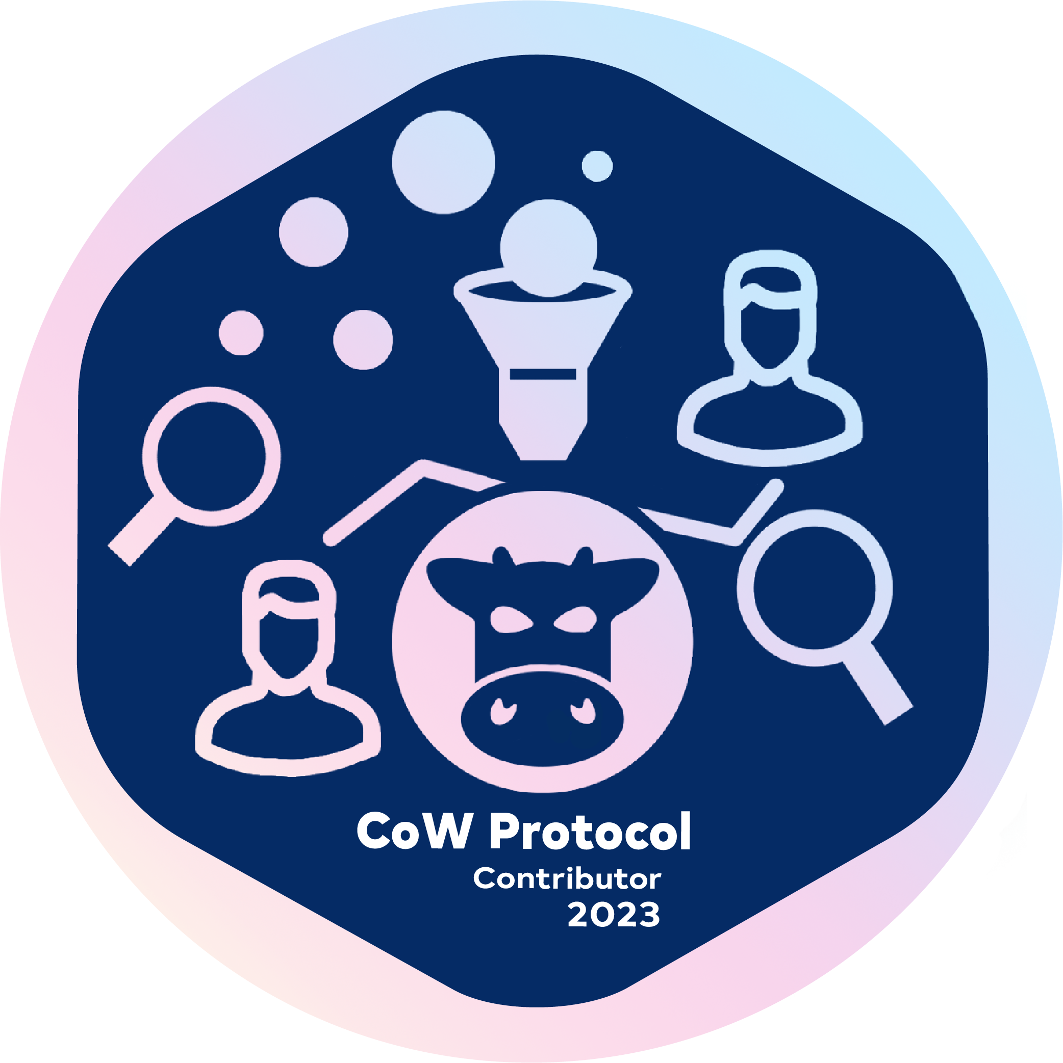 GitPOAP: 2023 CoW Protocol Contributor POAP image