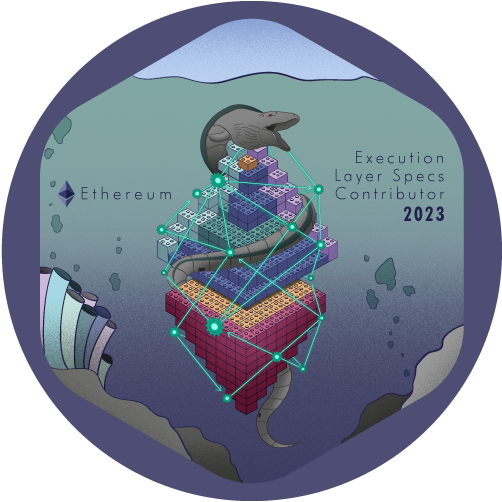 GitPOAP: 2023 Ethereum Execution Client Specifications Contributor POAP image