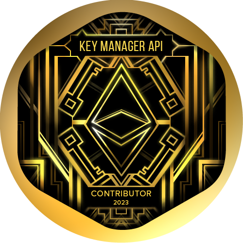 GitPOAP: 2023 Ethereum Key Manager APIs Contributor POAP image