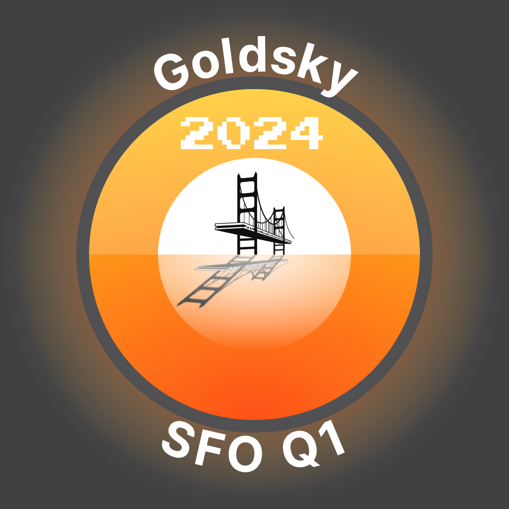 Goldsky SFO Q1 POAP image
