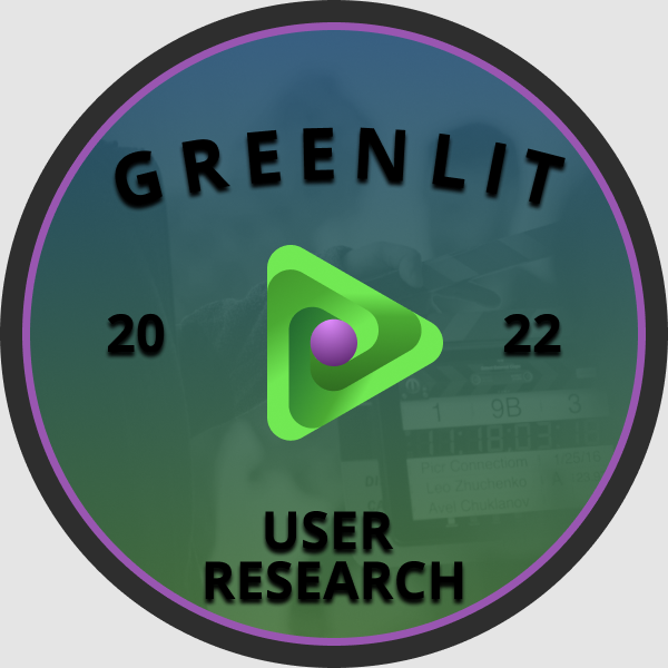 Greenlit Beta  User research POAP image