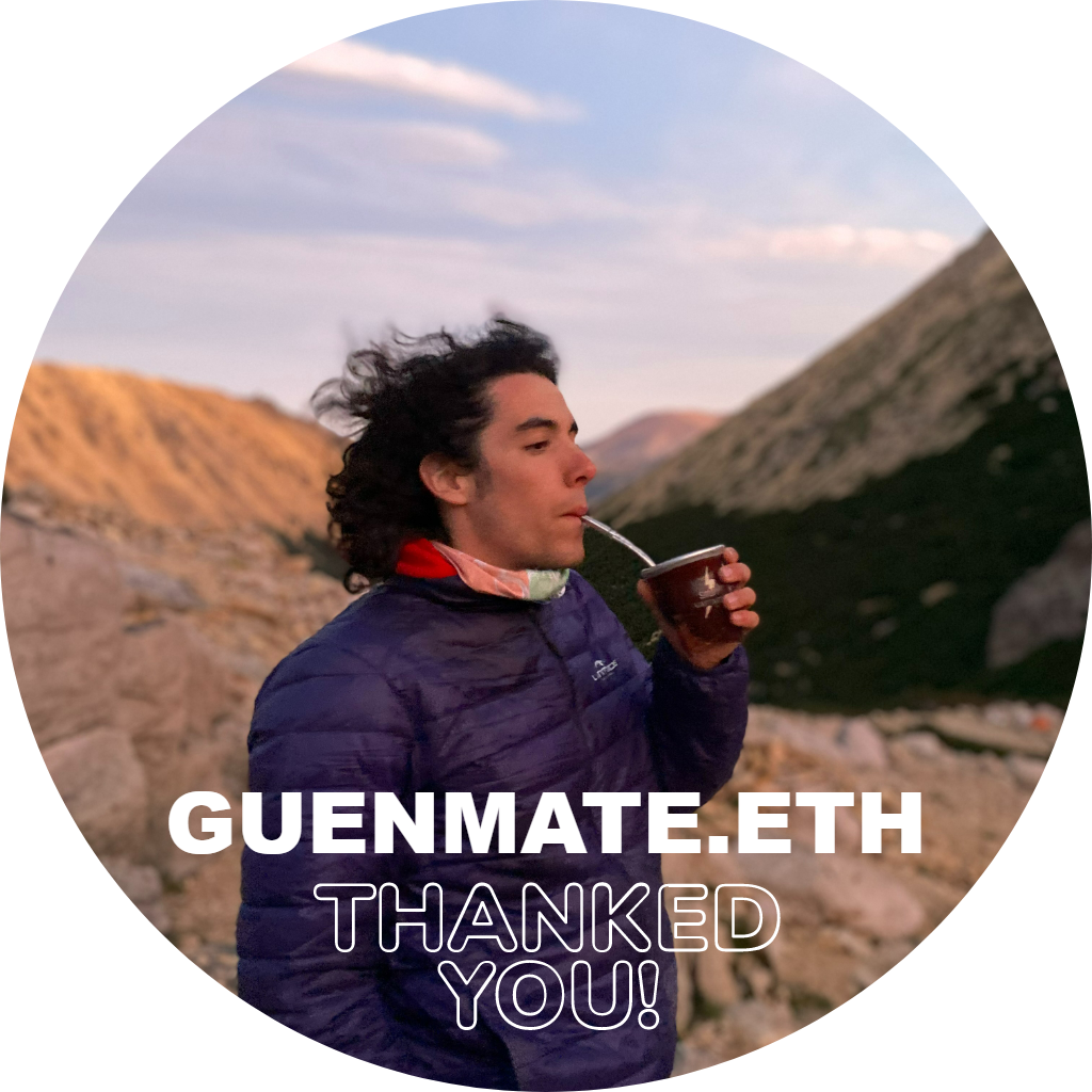 guenmate.eth thanked you in August 2022 POAP image