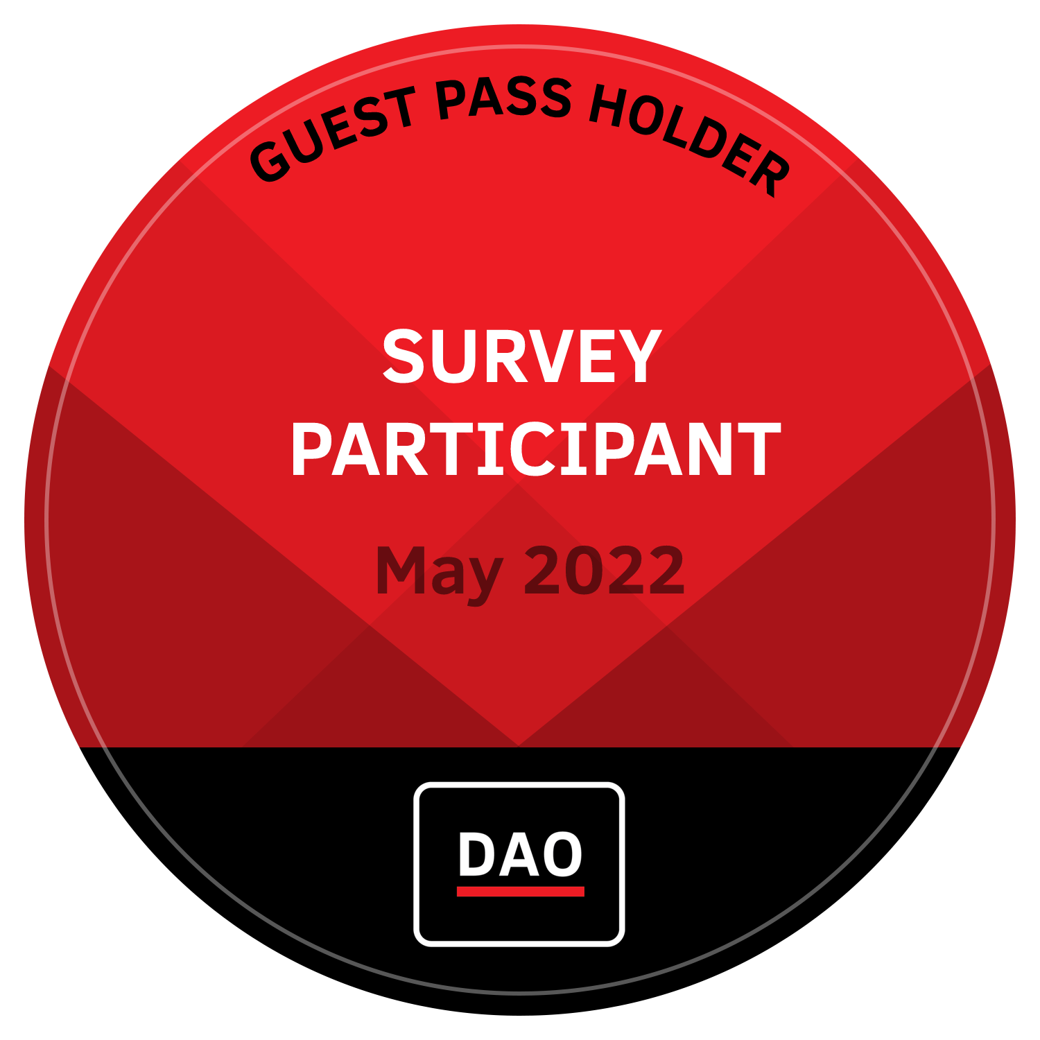 Guest Pass Holder Survey Participation (May 2022) POAP image