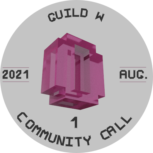 Guild W Community Call #1 POAP image