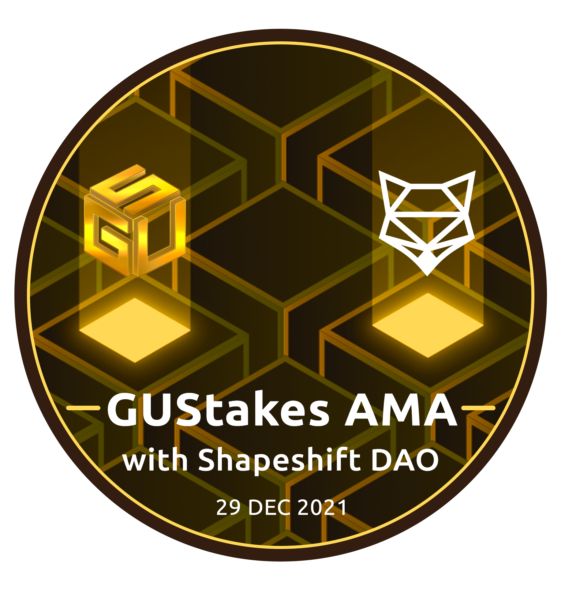 GUStakes.gg AMA with Shapeshift DAO POAP image