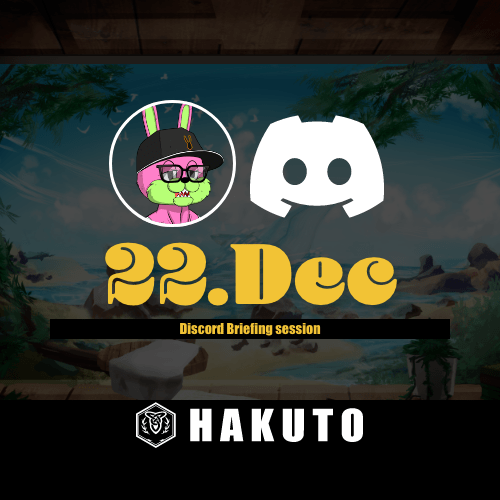 HAKUTO.DAO Discord MTG Dec. POAP image