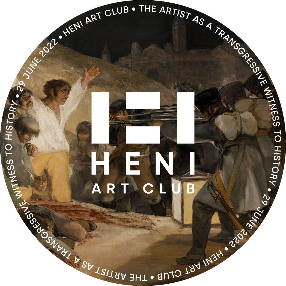 HENI Art Club | The Artist As A Transgressive Witness To History POAP image