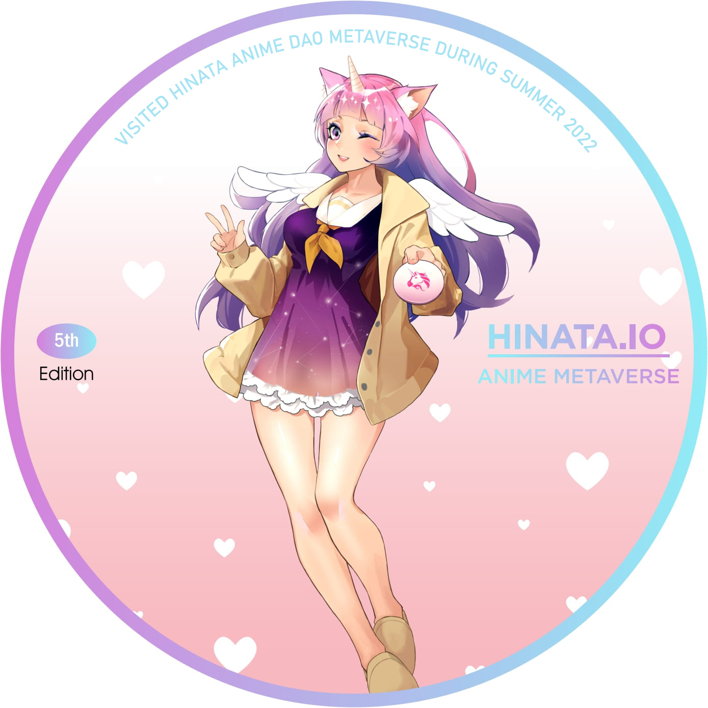 Hinata.io ( ANIME METAVERSE DAO ) Hinata Platform PRE Launch Event [SUMMER-2022] <3RD> POAP image