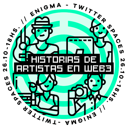 Historias de artistas en Web 3 - ENIGMA POAP image