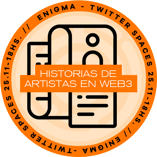 Historias de artistas en web3 - ENIGMA POAP image