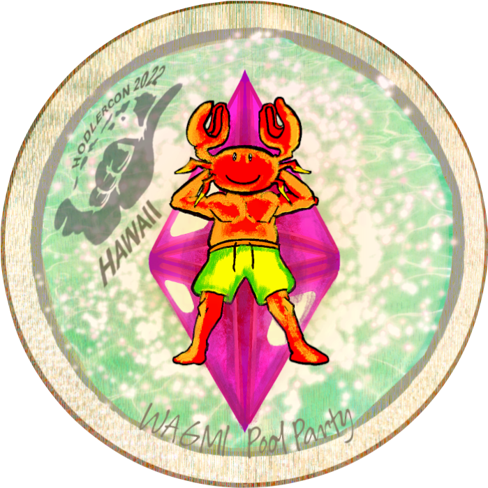 Hodlercon 2022 WAGMI Pool Party POAP image