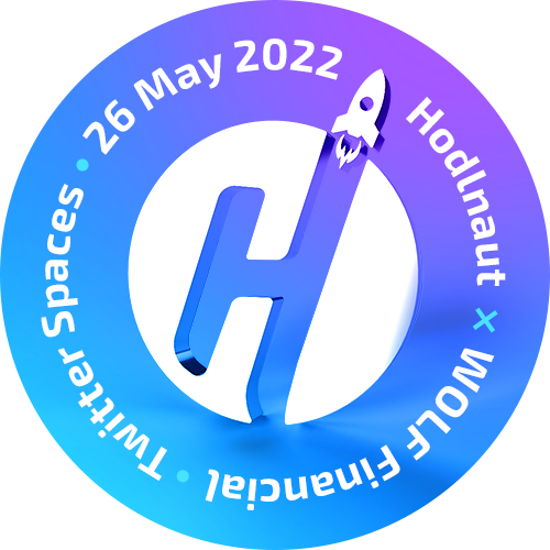 Hodlnaut x Wolf Financial Twitter Spaces #1 POAP image
