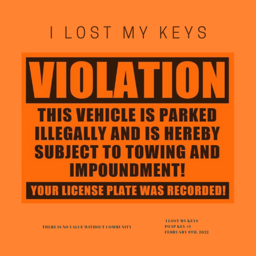 "I Lost My Keys" POAP Key #1 POAP image