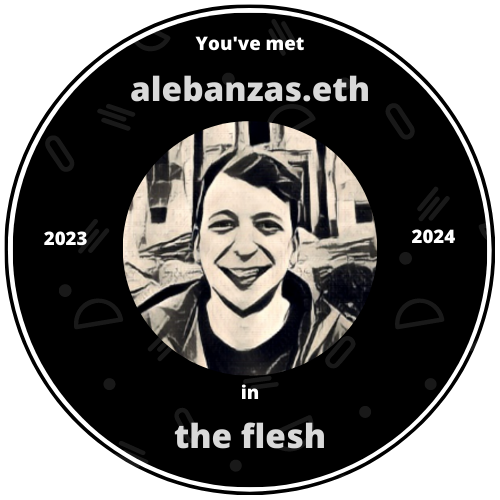 I meet alebanzas.eth POAP image