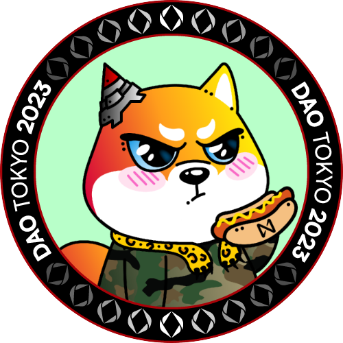I met 0xapple27sr.eth at DAO TOKYO 2023 POAP image