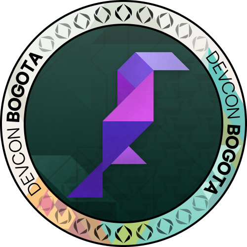 I met 10xmiche.eth at Devcon 6 POAP image