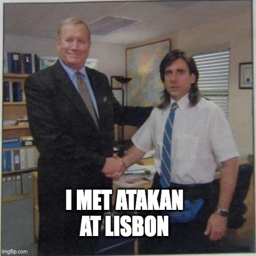 I met Atakan at Lisbon  POAP image