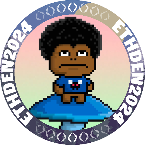 I met augustvscaesar.eth at ETHDenver 2024 POAP image