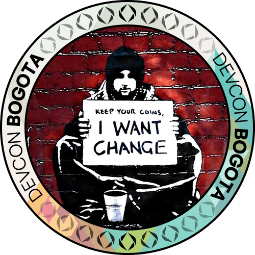 I met banksy.eth at Devcon 6 POAP image