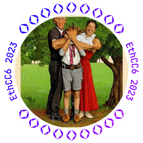 I met bonjourintern.eth at EthCC 2023 POAP image