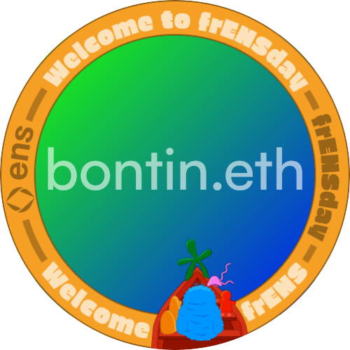 I met bontin.eth at frENSday 2024 POAP image