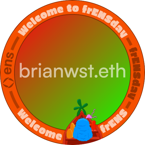 I met brianwst.eth at frENSday 2024 POAP image