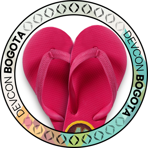 I met chanclasdeltianguis.eth at Devcon 6 POAP image