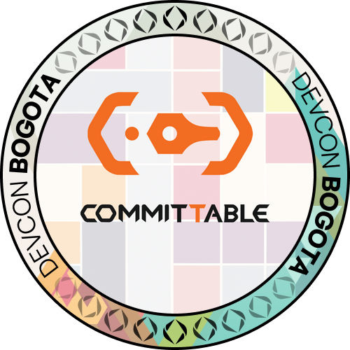 I met committable.eth at Devcon 6 POAP image