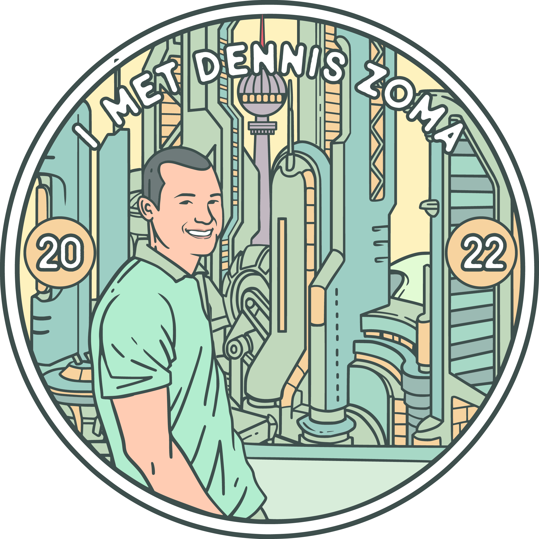 I met Dennis Zoma in 2022 POAP image